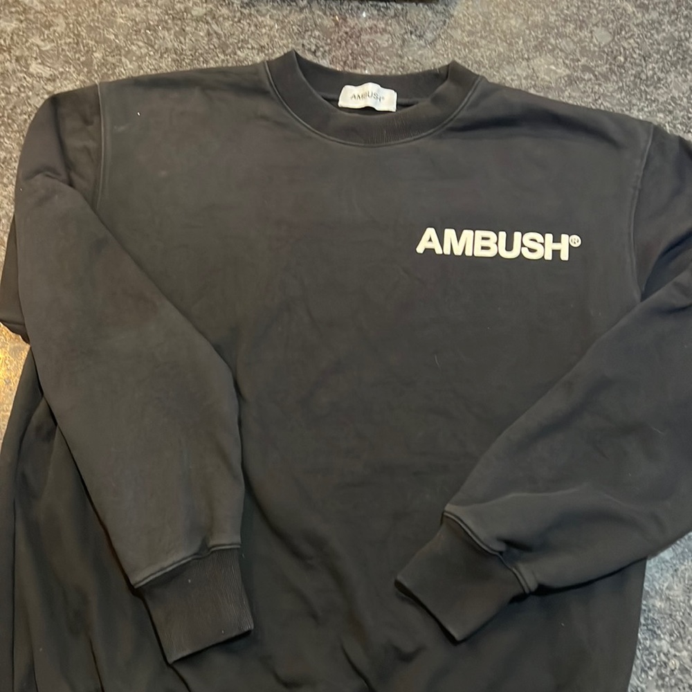 Ambush sweatshirt black size large